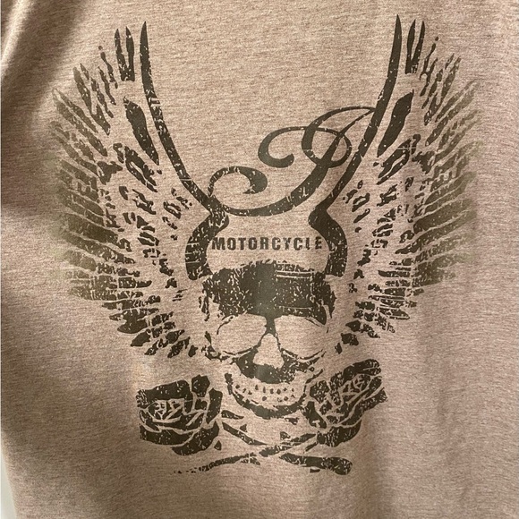 Indian Motorcycle Mens Light Brown T-shirt - Size M - Picture 3 of 5